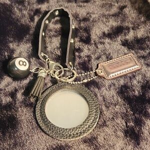 Coach Silver Metallic Hang Tag